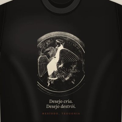 Camiseta com a arte Afrodite